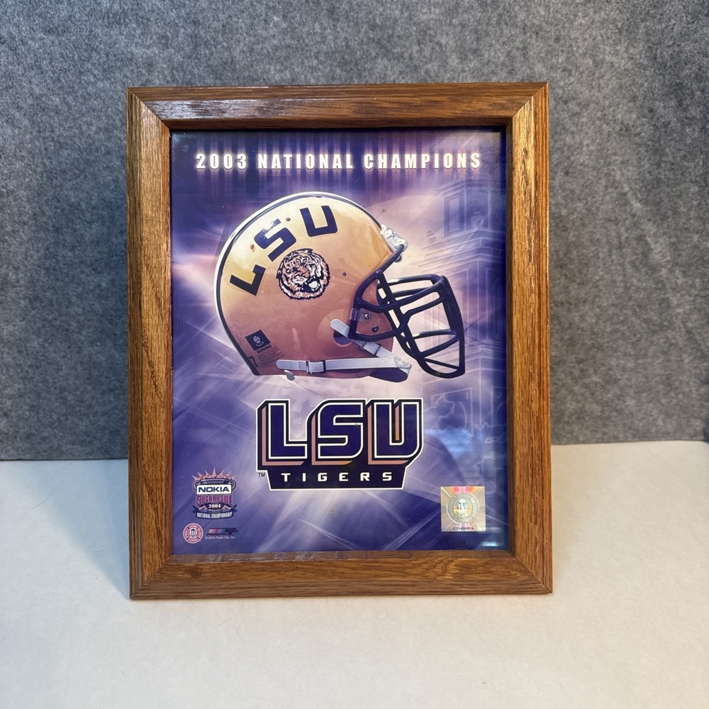 LSU 2003 National Champions Framed Picture Official Licensed 8x10
